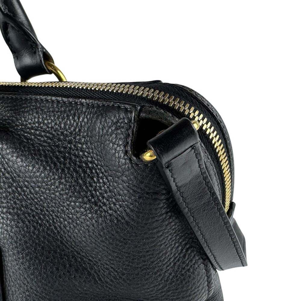 PRADA Black Leather Shoulder Bag - Picture 7 of 14